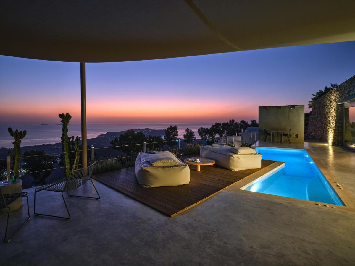 Santorini Heights Daire Pýrgos Dış mekan fotoğraf