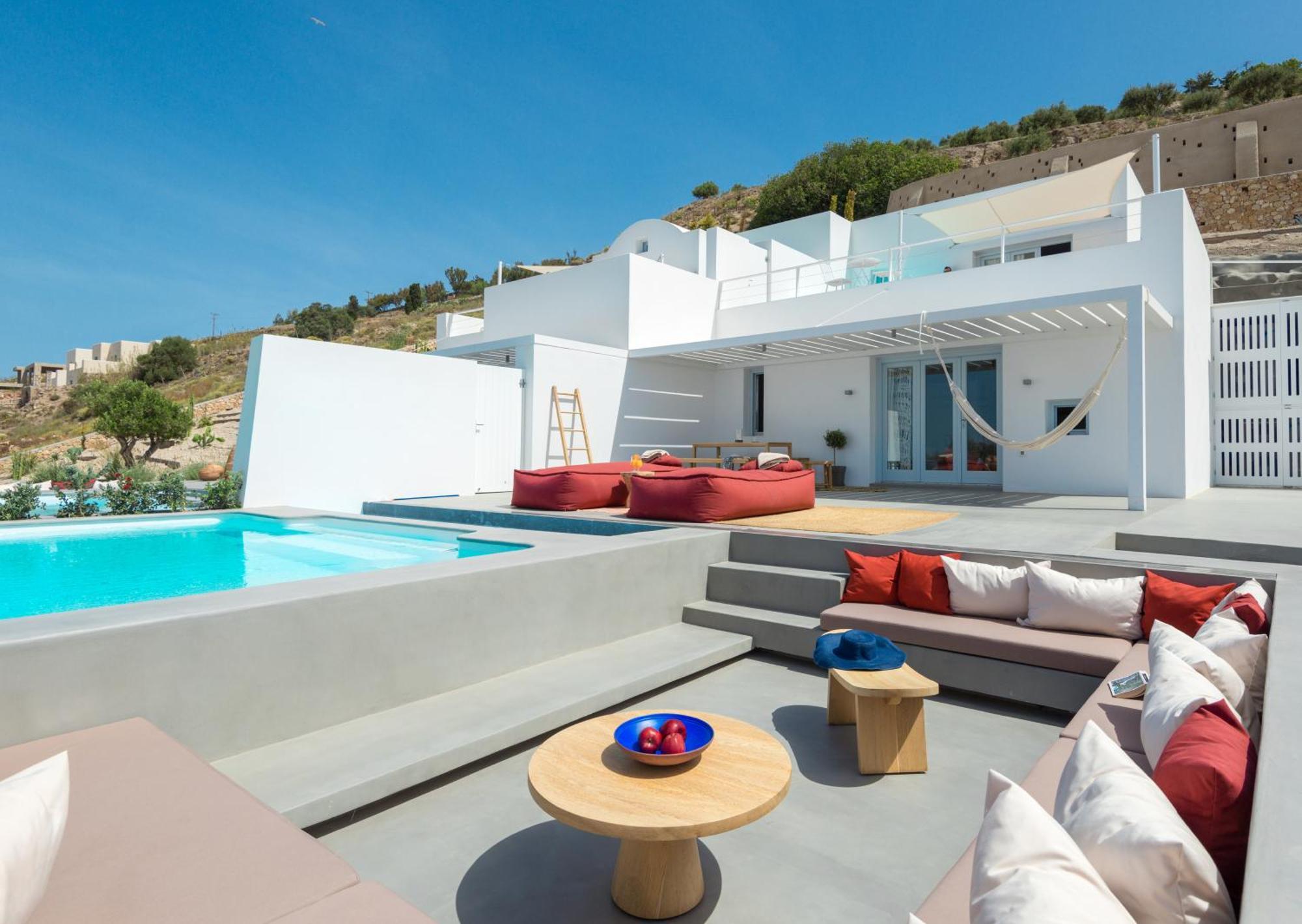Santorini Heights Daire Pýrgos Oda fotoğraf
