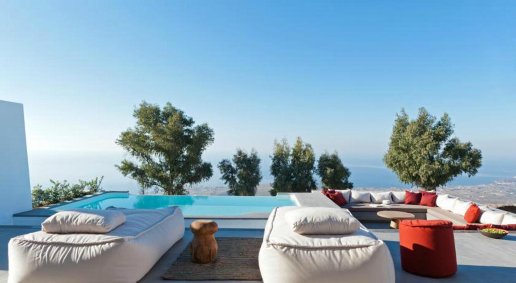 Santorini Heights Daire Pýrgos Oda fotoğraf