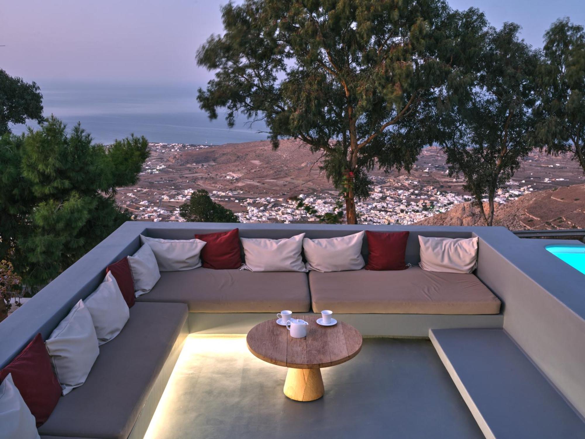 Santorini Heights Daire Pýrgos Oda fotoğraf