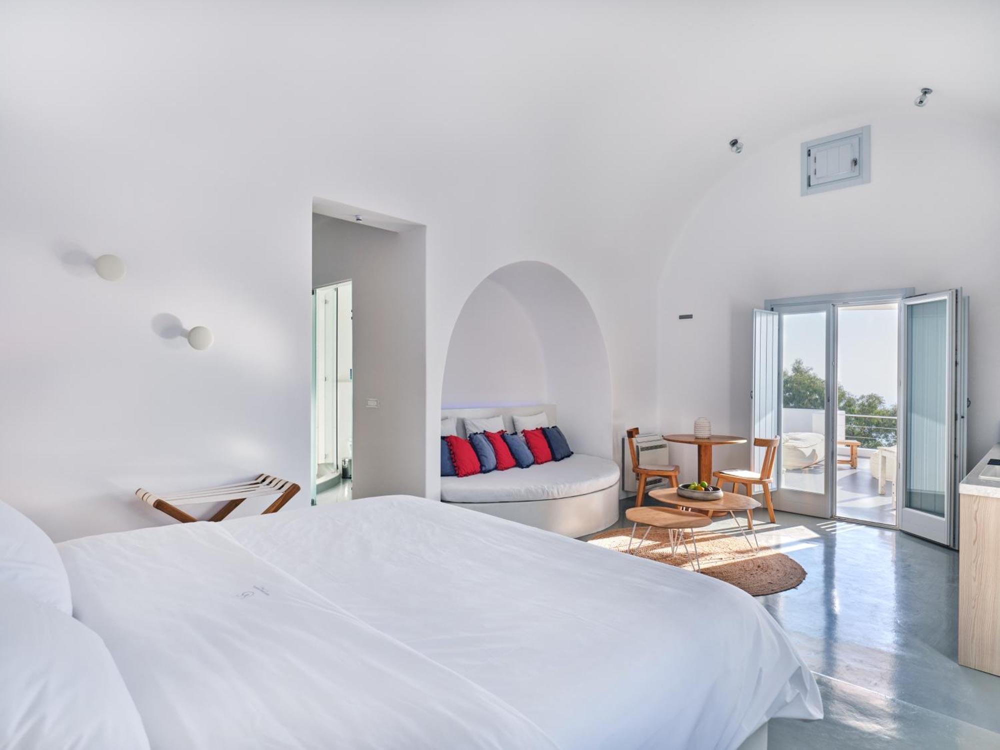 Santorini Heights Daire Pýrgos Oda fotoğraf